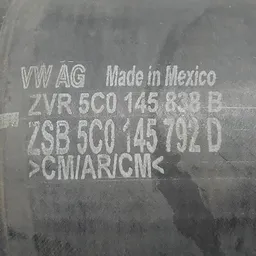 Патрубок інтеркулера VW Passat B8 USA (15-22) OEM 5C0145792D фото 3