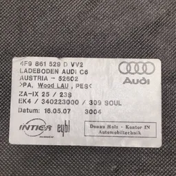 Полка багажника Audi A6 C6 (04-11) 2.0 TDI OEM 4F9861529D фото 4