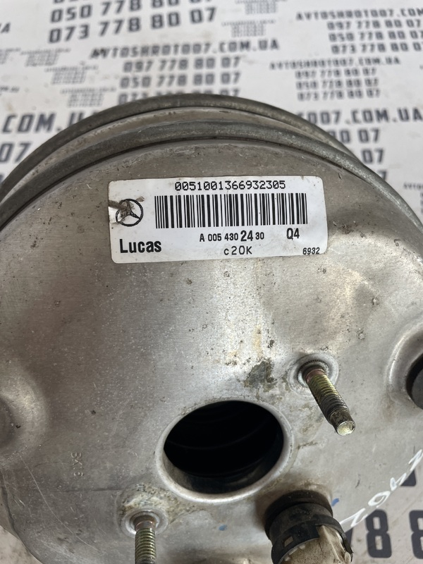 Вакуумний підсилювач Mercedes S W220 (98-05) 3.2D 54302430
