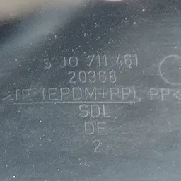 Ричаг ручного тормозу Skoda Fabia 2 (07-14) OEM 5j0711461 фото 3