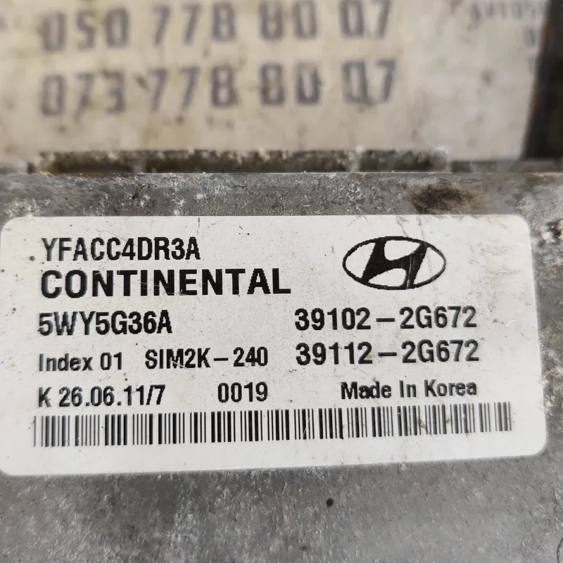 ЕБУ Hyundai Sonata (09-14) 2.4 GDI OEM 391022G672 391122G672