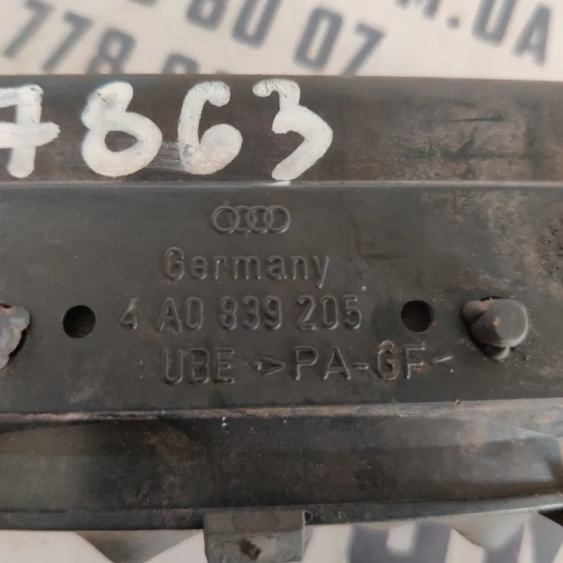 Ручка зовнішня Audi A4 B5 (94-01) задня ліва OEM 4a0839205