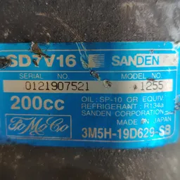Компресор кондиціонера Mazda 3 BK (03-09) OEM 3m5h19d629sb фото 4