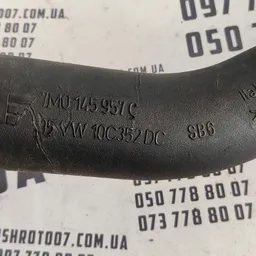 Патрубок інтеркулера VW Sharan 1A (95-10) верхній 7M0145957C фото 3