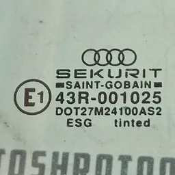 Скло дверей Audi 80 B3 (1986-1991) заднє ліве OEM 43r001025 фото 3