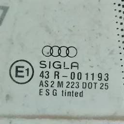 Скло дверей Audi 80 B3 (86-91) задня права OEM 4a0837572 фото 3
