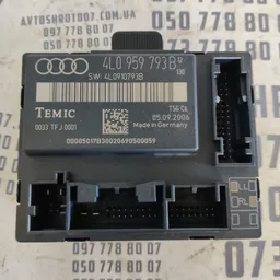 Блок комфорту дверей Audi Q7 05-15 3.6 п.лів. OEM 4L0959793B