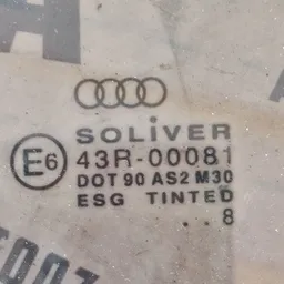 Скло дверей Audi A6 C6 (04-11) задня ліва OEM 43к00081 фото 3