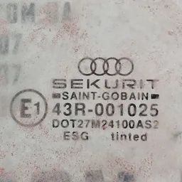 Скло дверей Audi 80 B3 (86-91) заднє праве OEM 4a0837572 фото 3