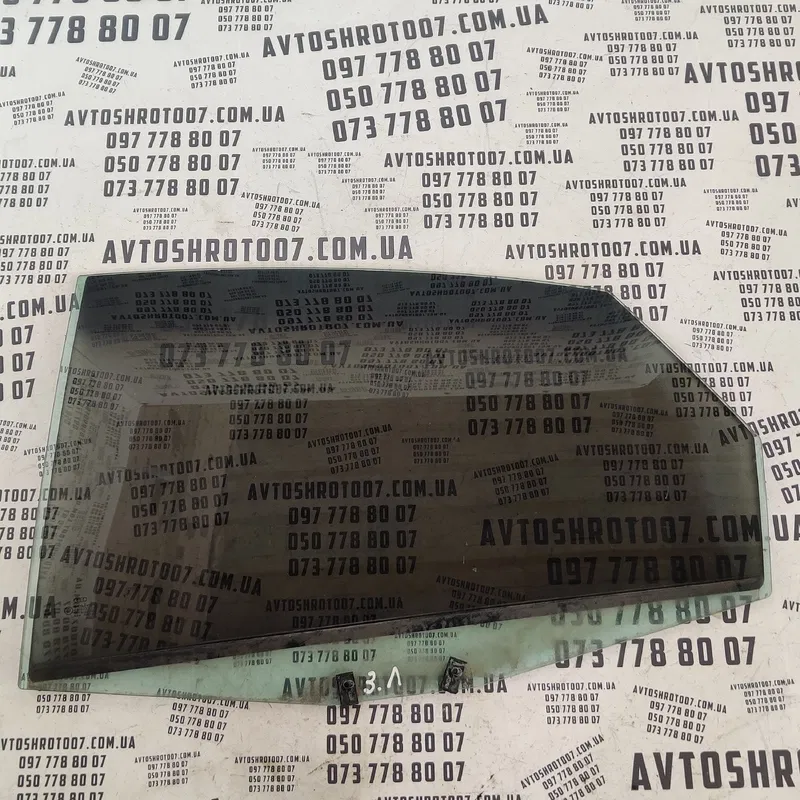 Скло дверей Audi A6 C6 (04-11) задня ліва OEM 43к00081