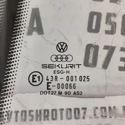 Скло дверей Audi 80 B3 (86-91) заднє ліве OEM 43r001025 фото 3