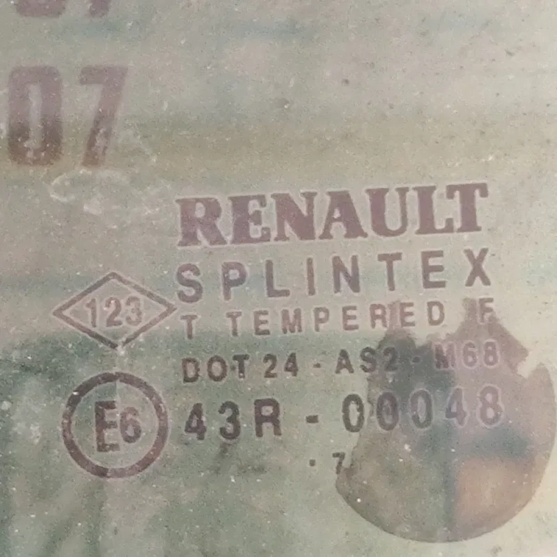 Скло переднє ліве Renault Scenic 1 (96-03) OEM 43r00048