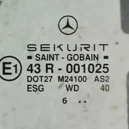 Скло дверей Mercedes W210 (95-03) переднє ліве OEM 43r001025 фото 3