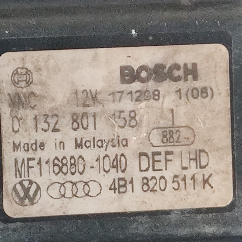 Двигун заслінки пічки Audi A6 C5 (97-05) 4B1820511K