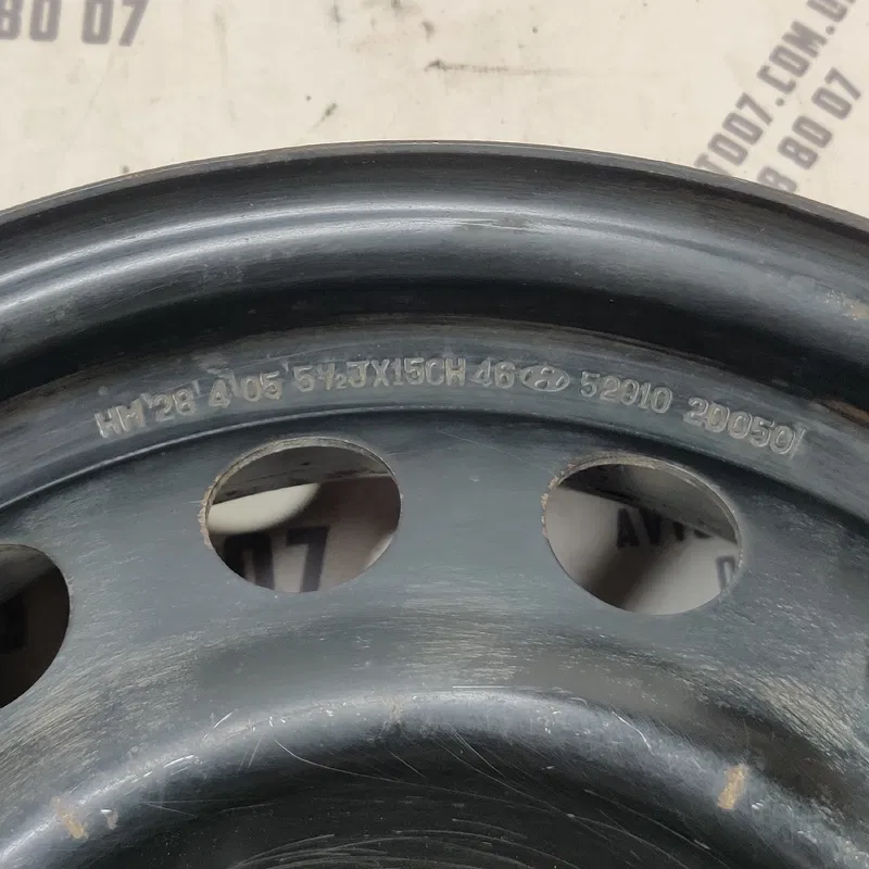 Диск R15 Hyundai Elantra 3 (00-06) 1.6 Бензин OEM 529102d050