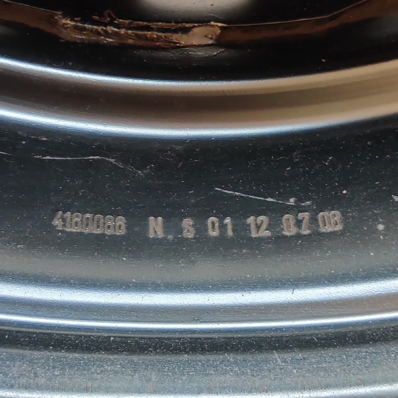 Запасне колесо Toyota Auris (06-12) 1.6 Бензин OEM 2160628