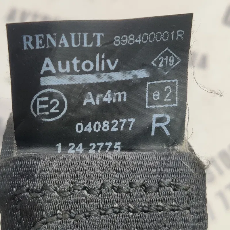 Ремінь безпеки Renault Grand Scenic 3 09-16 1.6 dCi зад прав