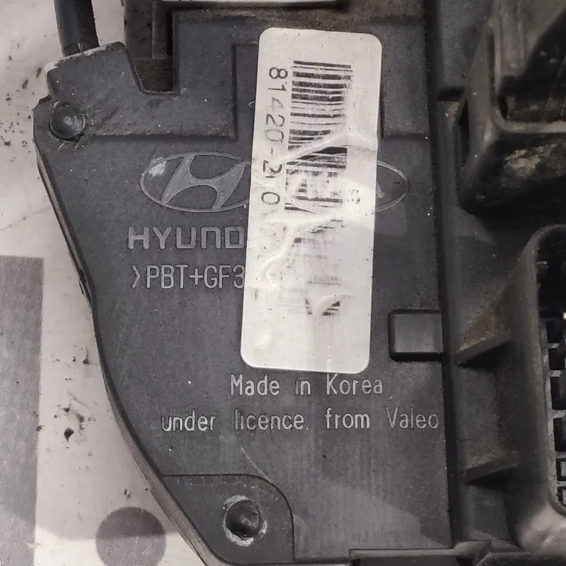 Замок дверей задній правий Hyundai Elantra 4 (06-11) 1.6