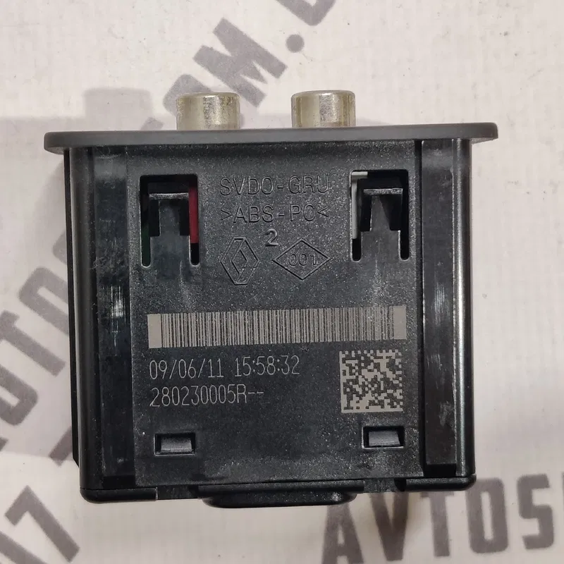 Роз'єм AUX Renault Grand Scenic 3 (09-16) 1.6D 280230005R