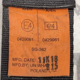 Ремінь безпеки задній лівий Daewoo Matiz (00-15) 0.8 Бенз фото 3