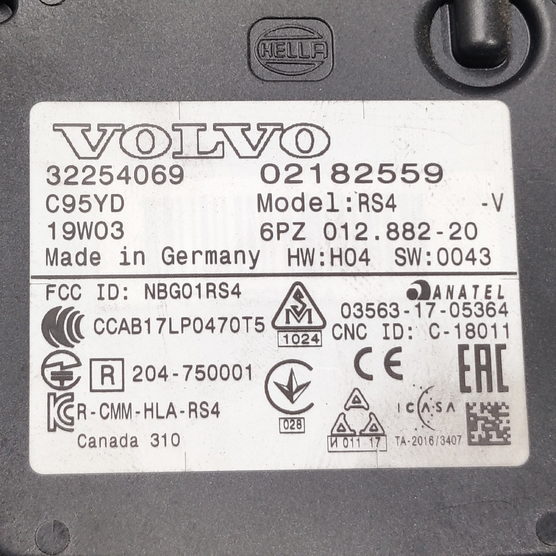 Датчик мертвої зони Volvo S60 III 18-24 2.0 зад OEM 32254069