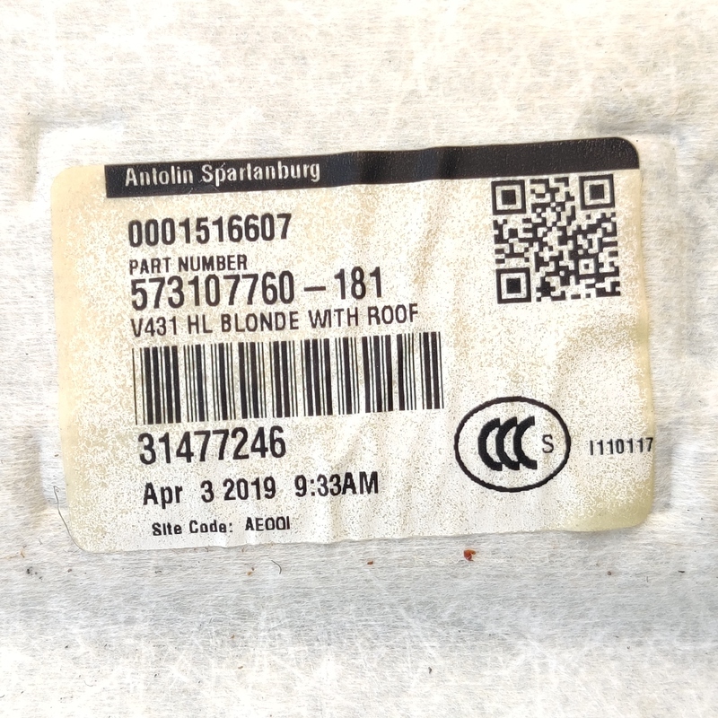 Обшивка потолка Volvo S60 III (18-24) 2.0 Бензин 31477246