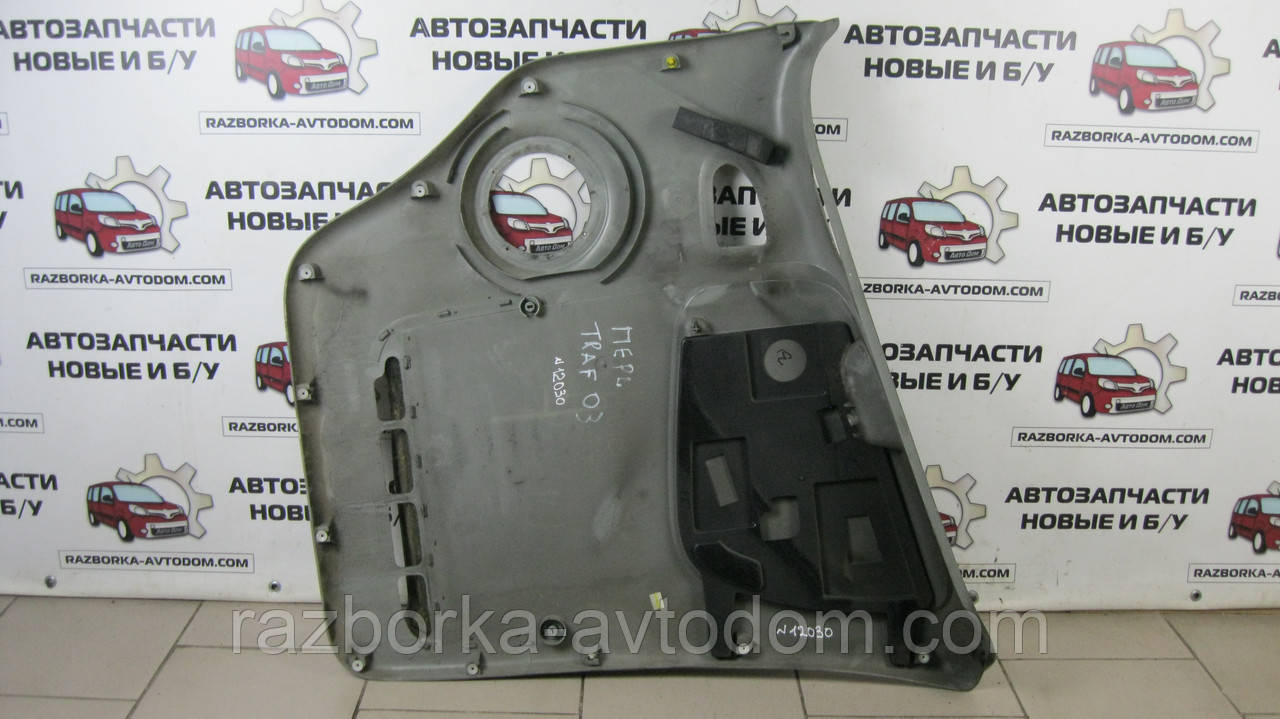 Карта передніх лівих дверей Renault Trafic, Opel Vivaro, Nissan Primastar (2000-2014) OE:7700313074