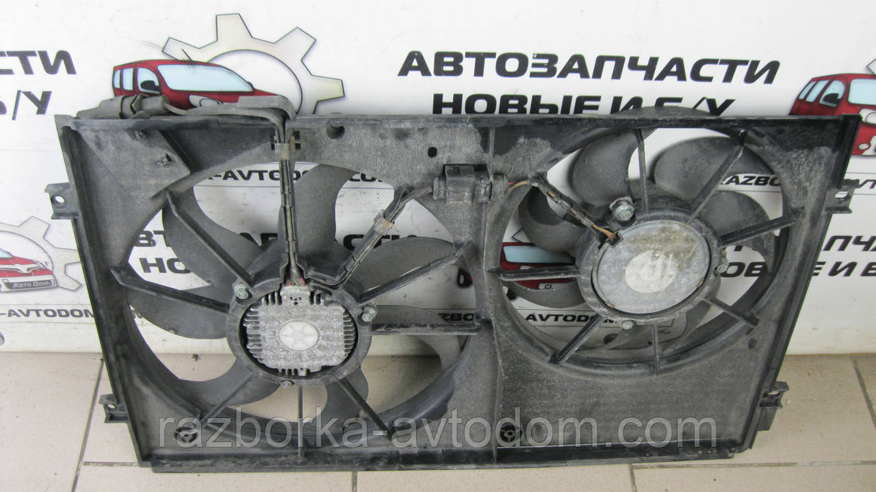 Дифузор з вентиляторами радіатора VW Touran (03-10), Caddy III (2004-2015) OE: 1K0121207T