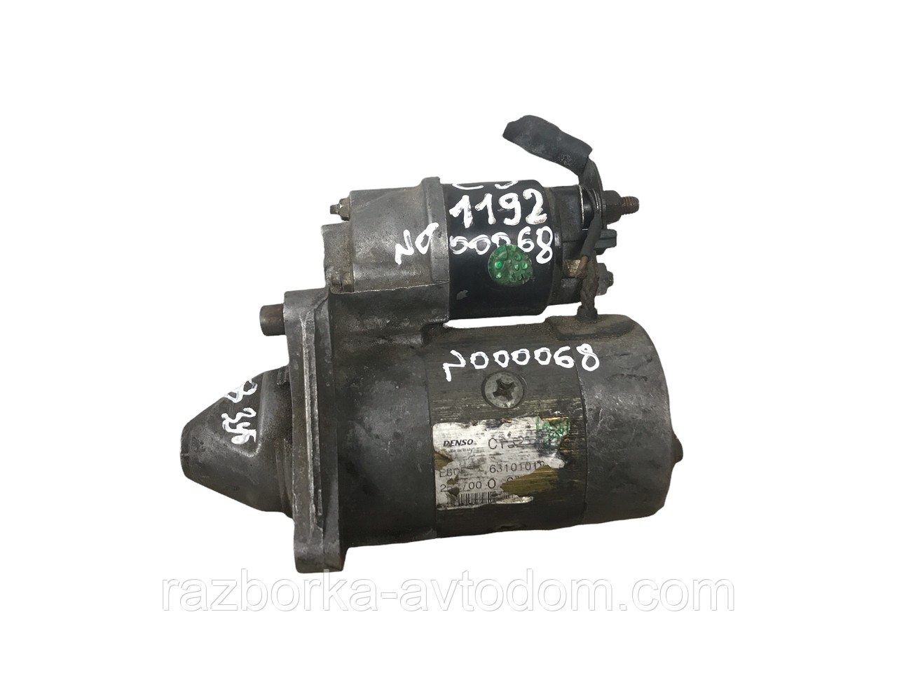 Стартер CS1192 б/у (Magneti marelli) Fiat Bravo , Palio , Punto , SIENA , Lancia Y10 .  (8 зуб) 12V 0.8KW фото 2