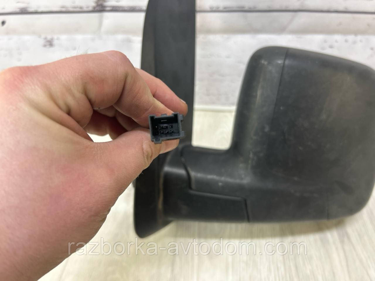 Дзеркало ліве (електро 5 pin) Fiat Fiorino (07-), QUBO (07-), Bipper (07-) Nemo (07-) OE:8153VJ