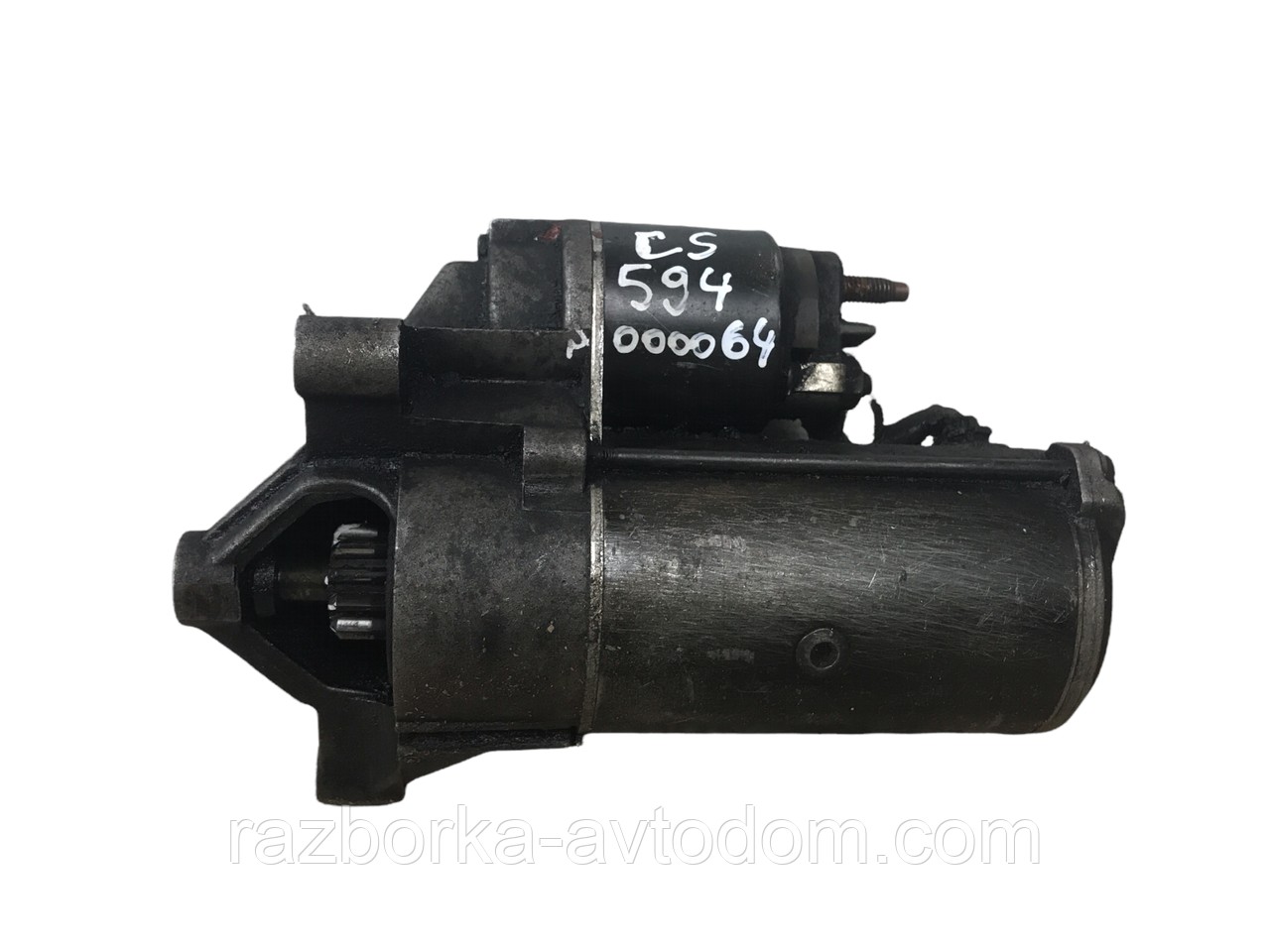 Стартер CS594 б/у (Valeo) Citroen Berlingo , Jumper , Jumpy , Fiat Scudo , Ducato . (11 зуб) 12V 1.4KW.