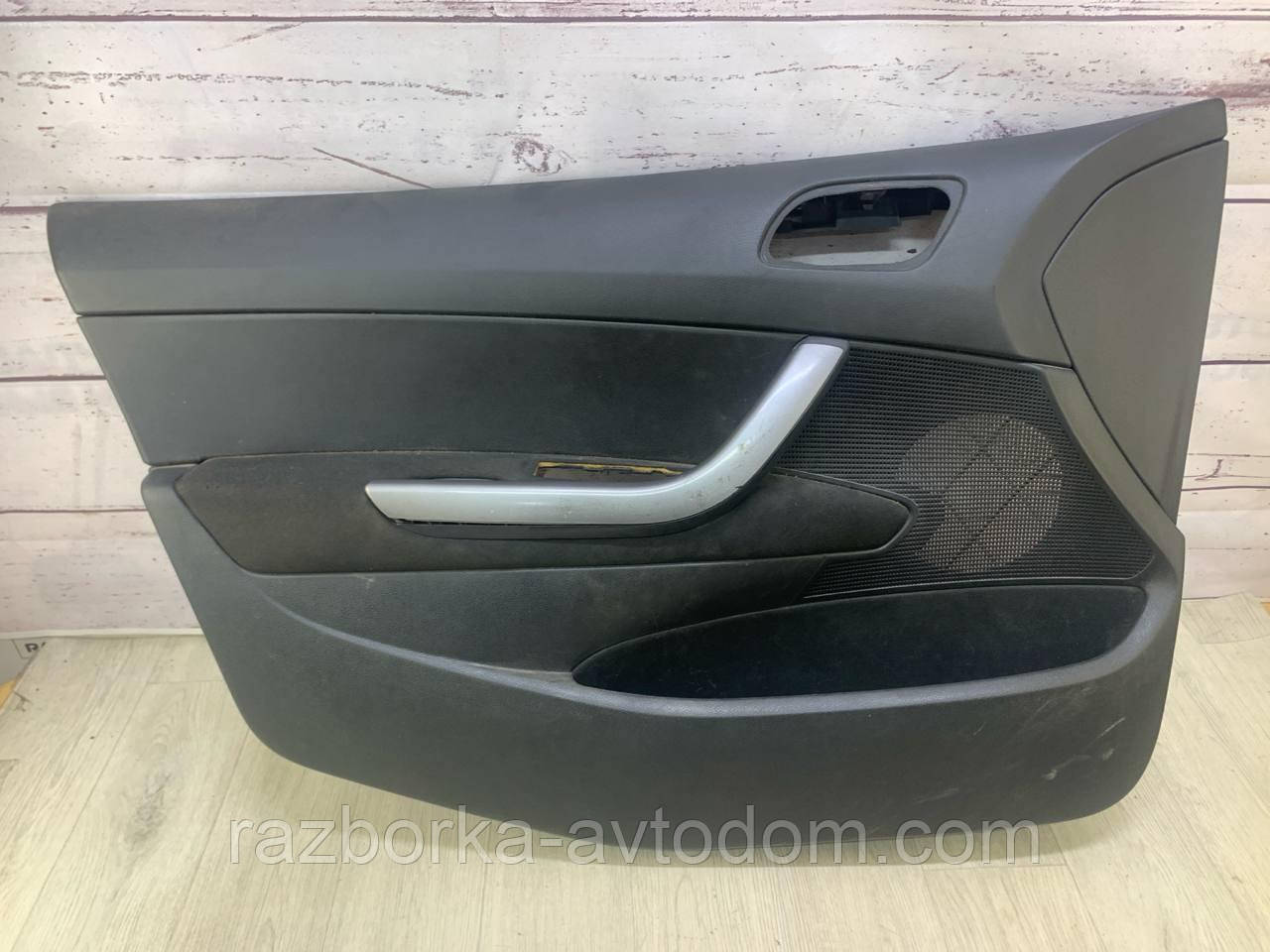 Карта передніх лівих дверей Peugeot 308 (2007-2013) ОЕ:96715558ZD