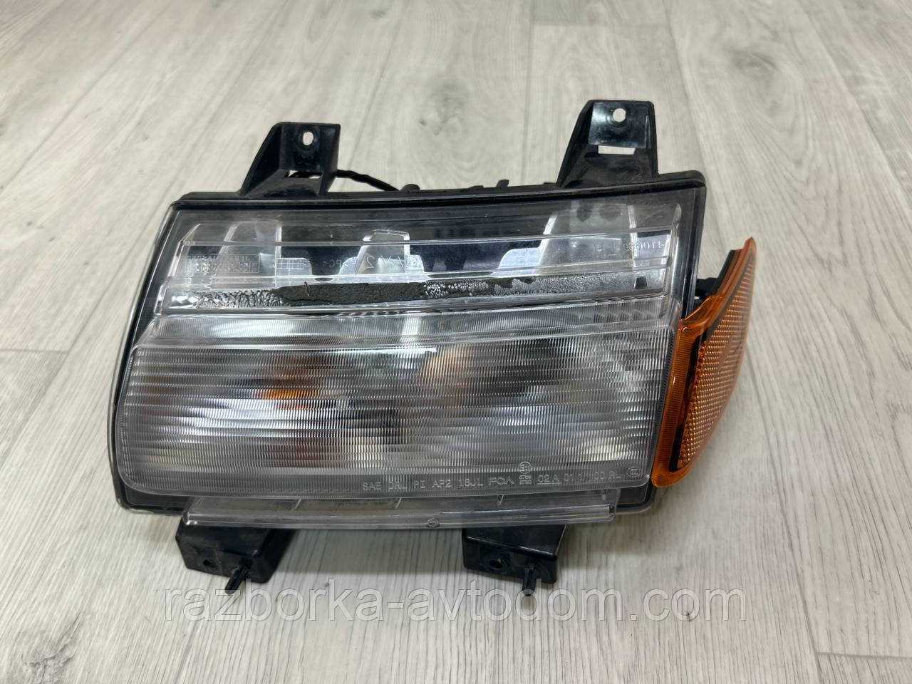 Покажчик повороту в бампері (повторювач) лівий Jeep Wrangler JL (18-23), Gladiator (20-23) OE:68293126AH Б/У