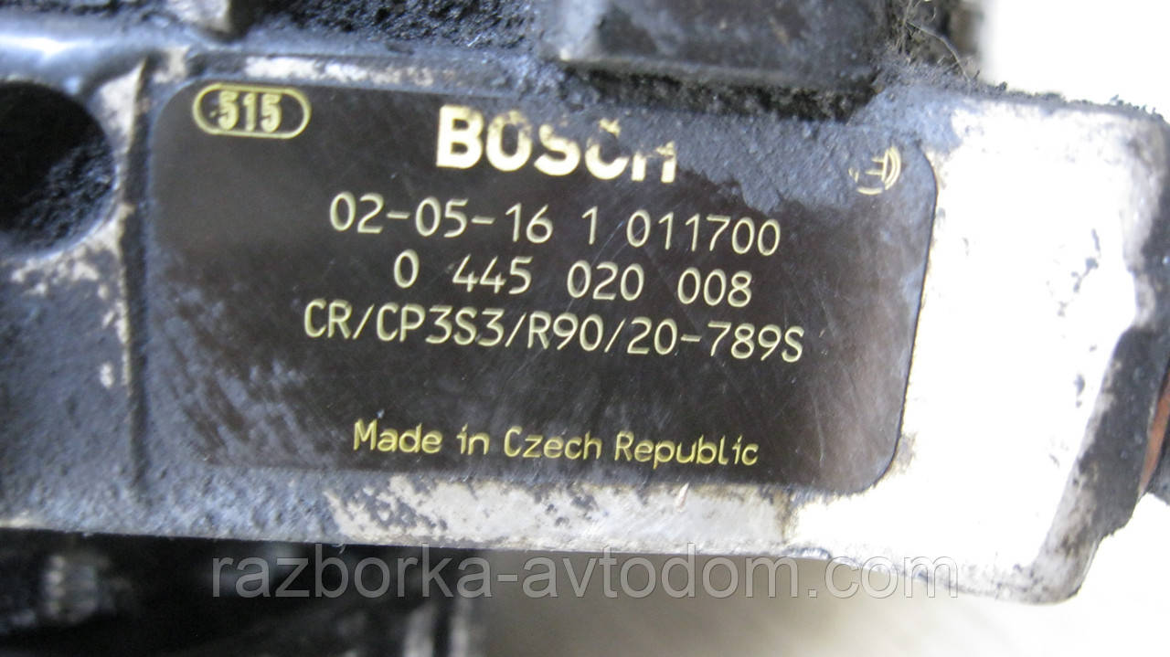 Насос ТНВД Bosch Iveco Daily E3 (2000-2005) 2.3HDI  JTD 0445020008, 0986437318, 500371947, 874813