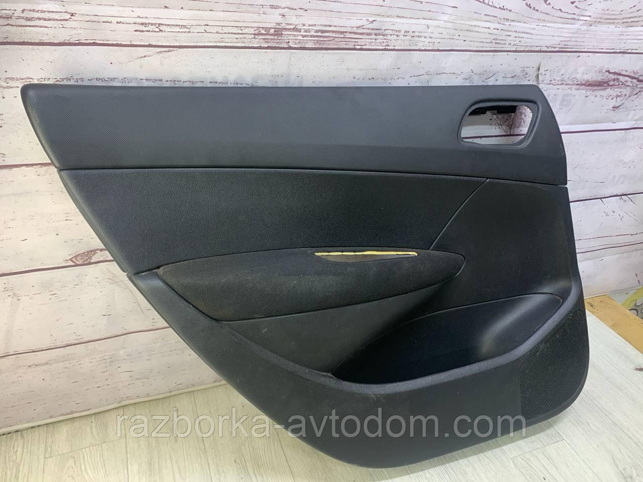 Обшиття (карта) задніх лівих дверей Peugeot/Citroen 308 (2007-2013) ОЕ:9671020077,DS0697,9343A1 фото 2