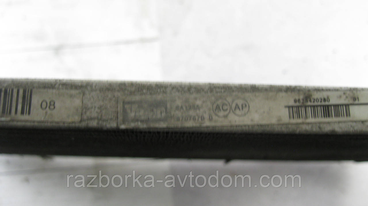 Радіатор кондиціонера Citroen C4 (2004-2011), Peugeot 307 (2001-2005) 1.4/1.6/2.0 OE:9638420280, 6455AC